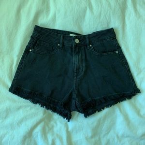 black high waisted pacsun shorts